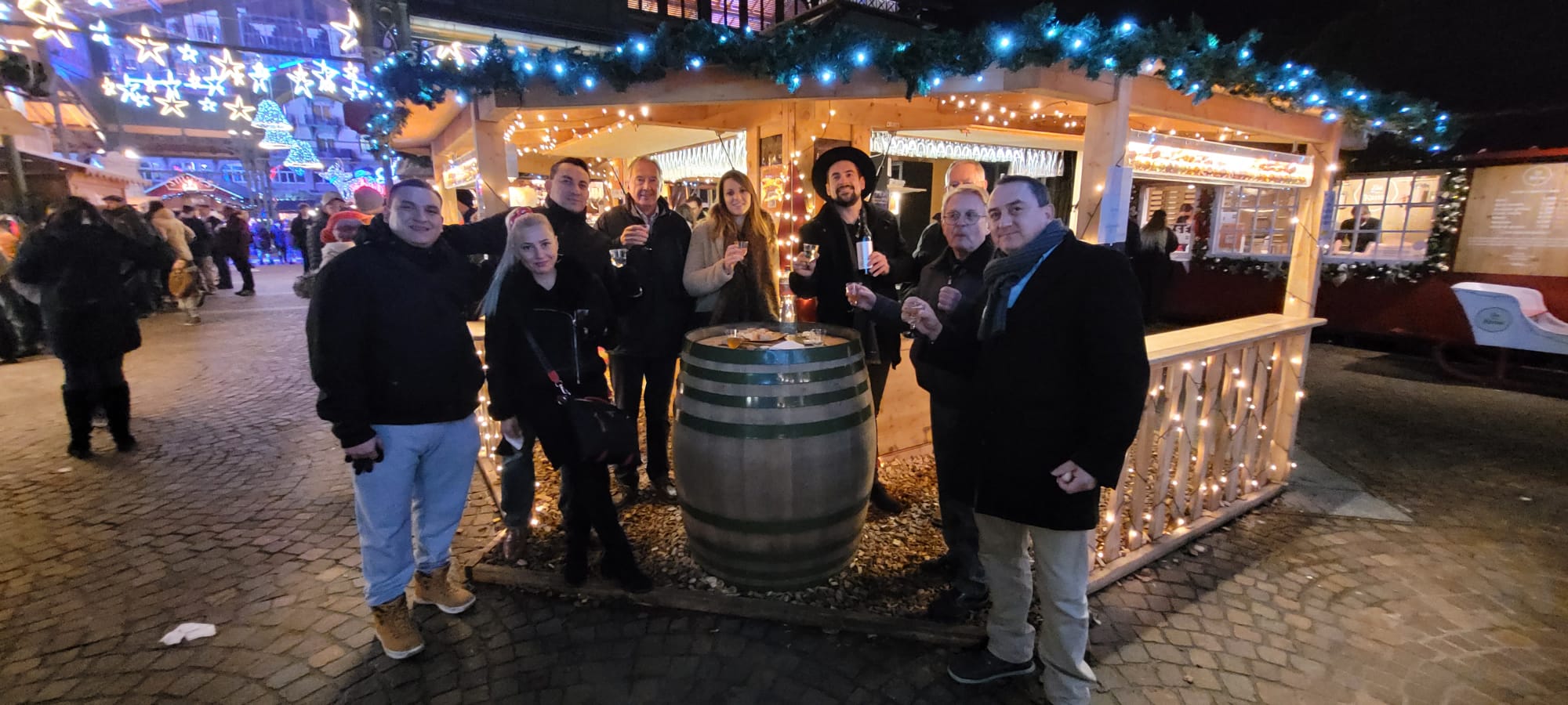 apéro verre d'amitié au Marché de Noël de Montreux