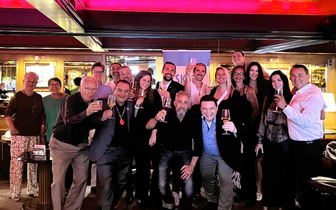 Networking evening at Funky Claude’s Bar at the Montreux Palace.